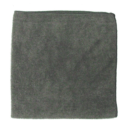 Golden Star Gray Microfiber Cloth 300 GMS, 16", PK36 MC1616GRA300-36PK